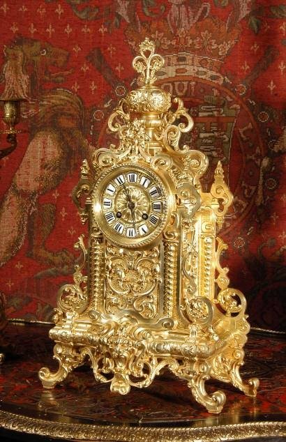 fig 3. ***** SOLD ***** Japy Freres Antique French Clock Set 